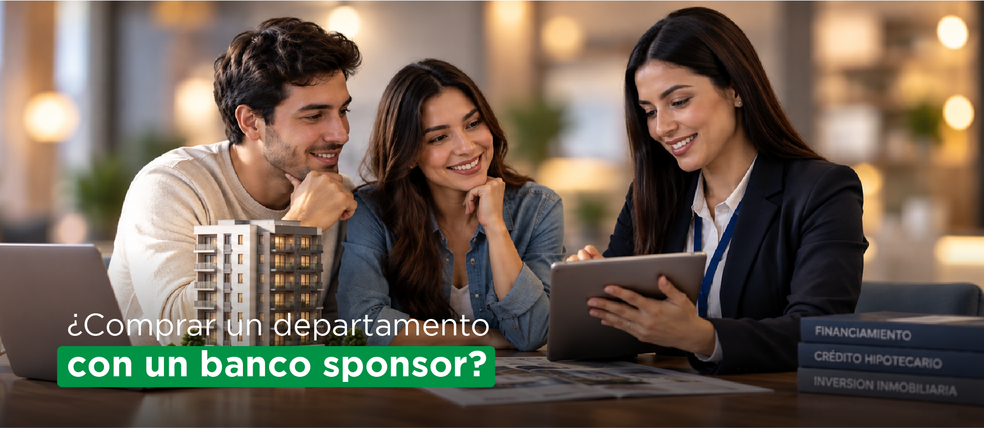 ¿Comprar un departamento con un banco sponsor?