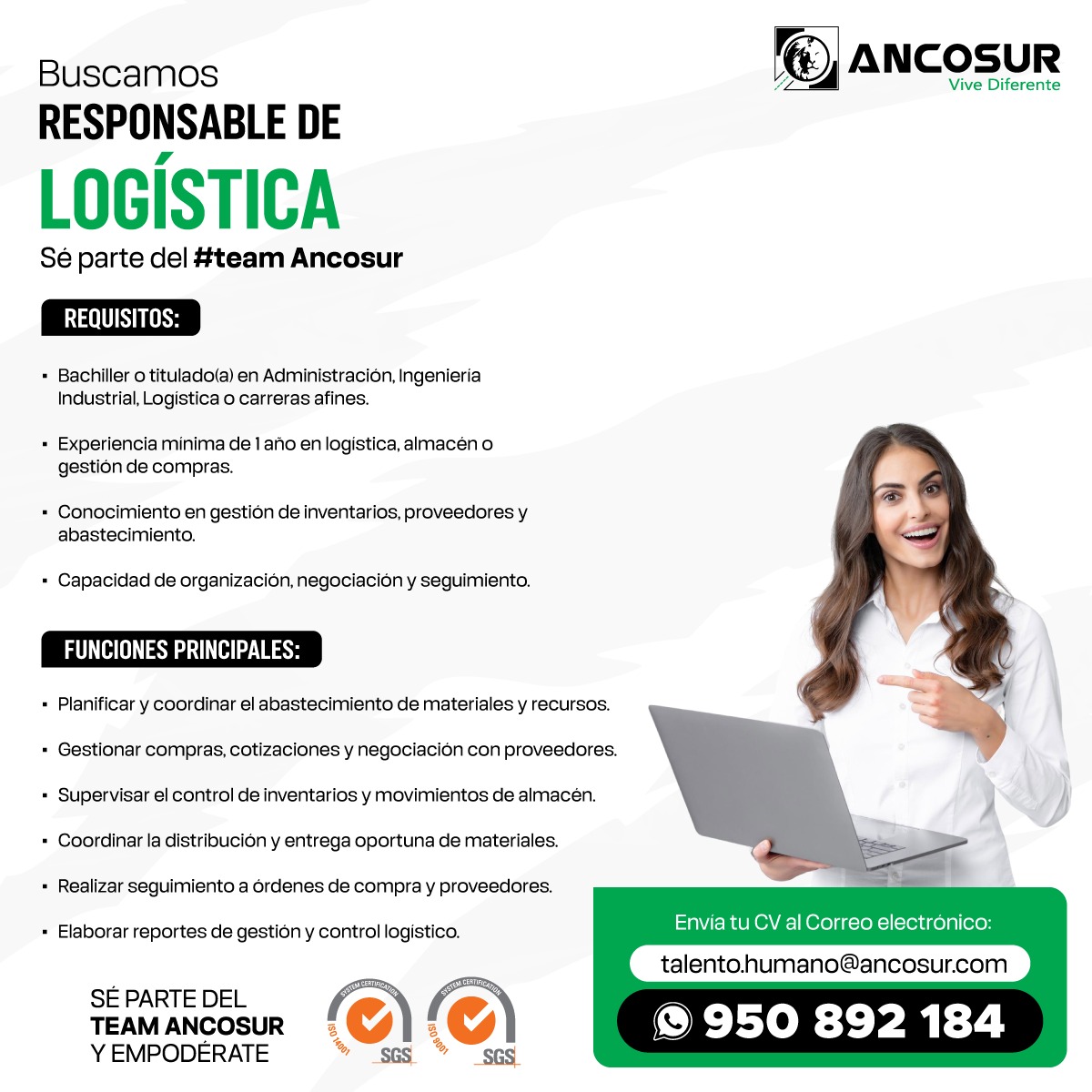 Responsable de Logística