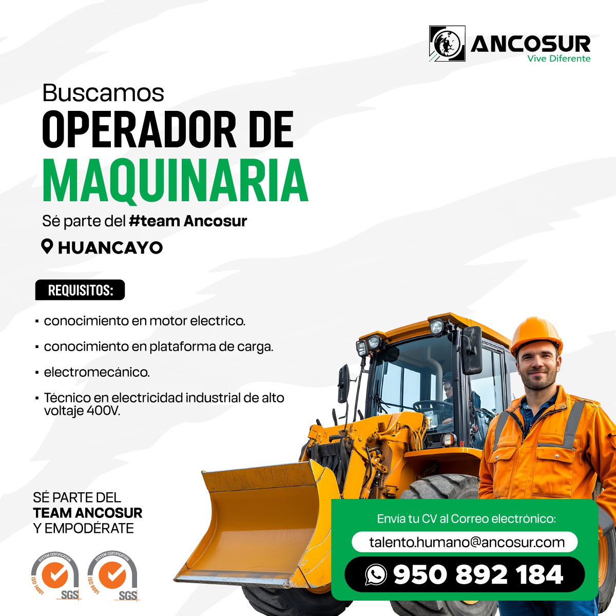 Operador de Maquinaria