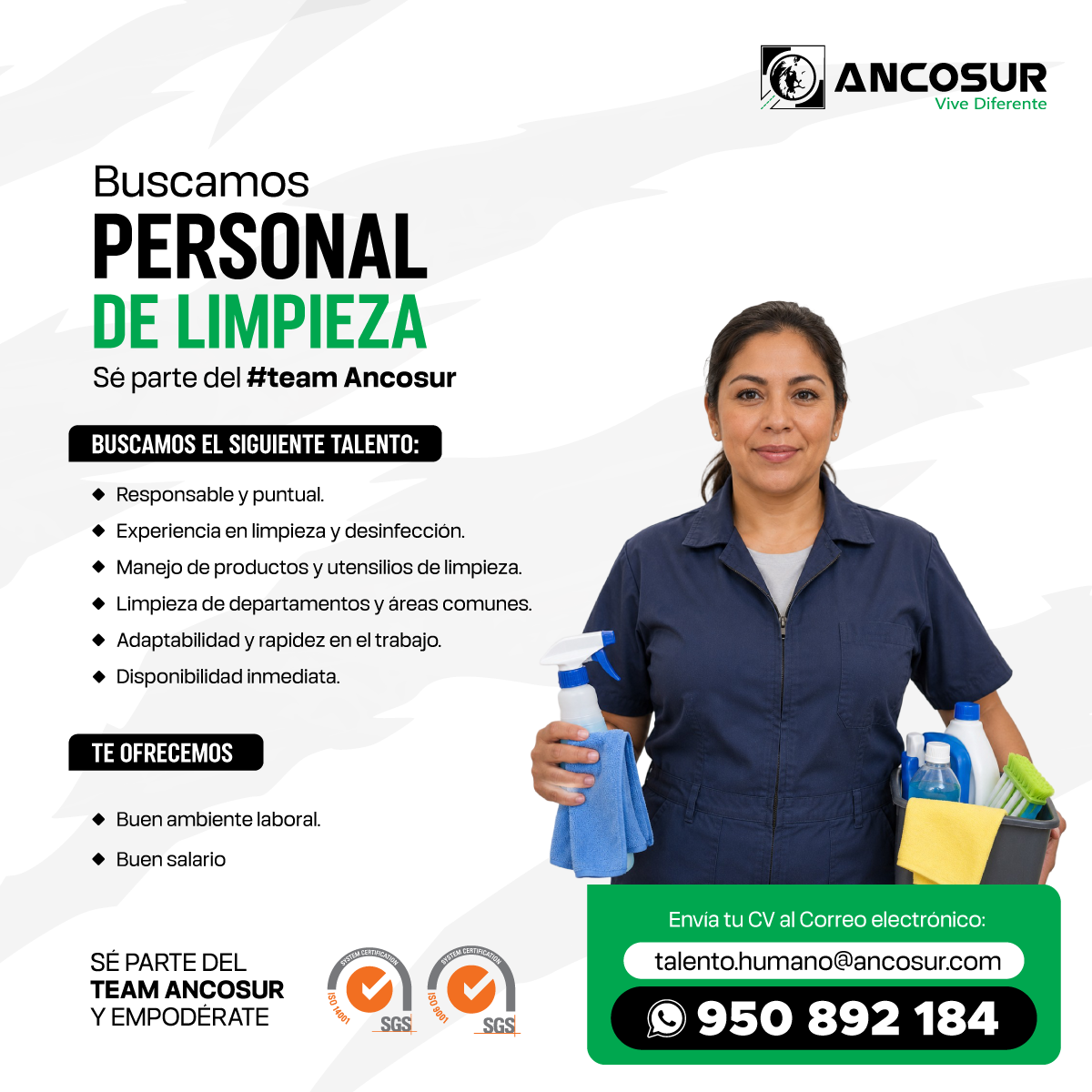 Personal de Limpieza